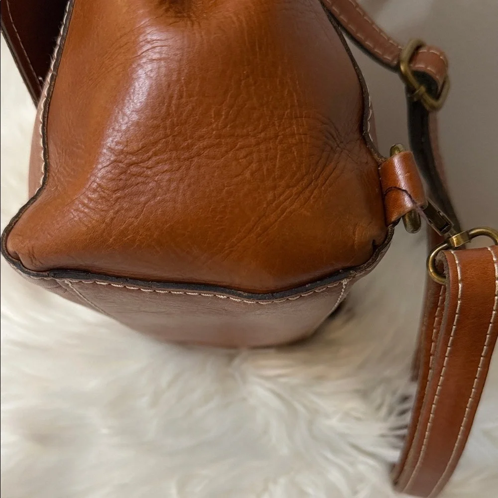 Patricia Nash Tan Leather Backpack